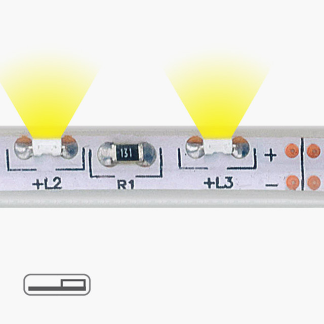 Underscore Ledstrip tube side 12V